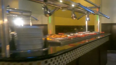 Buffet panning right Stockbeeldmateriaal 156133538