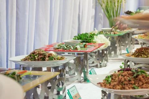 Buffet in party Stock Photos