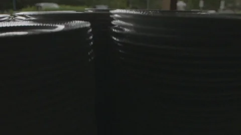 Buffet plates reveal Stock Footage 115732014