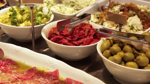 Buffet Restaurant Stock Footage 77759994