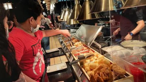 Buffet restaurant Stock Photos
