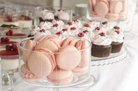 Buffet with sweets Stock Photos