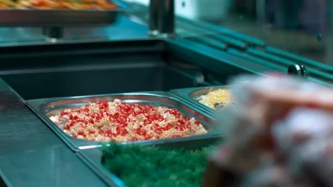 Buffet table Stock Footage 134467979