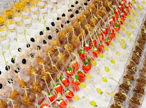 Buffet table Stock Photos