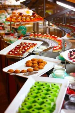 Buffet table Stock Photos