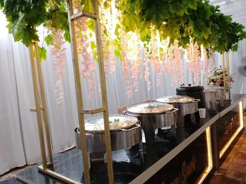 Buffet table Stock Photos