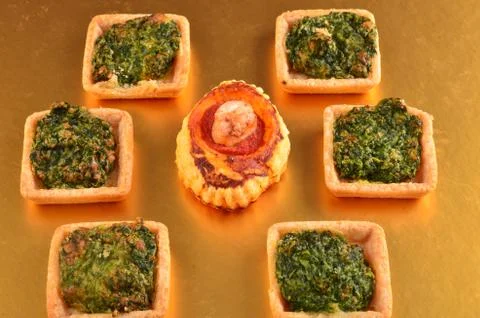Buffet, treats on the table Stock Photos