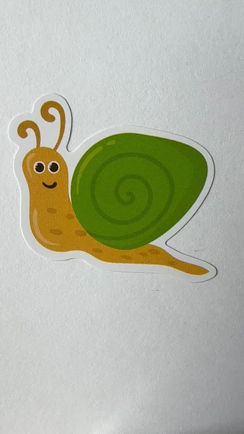 Bug Cartoon Character Stickers on White Background Vídeos de archivo 312865447