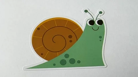 Bug Cartoon Character Stickers on White Background for Kids Stock Footage 312866171