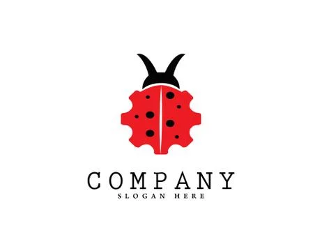 Bug config logo Stock Illustration