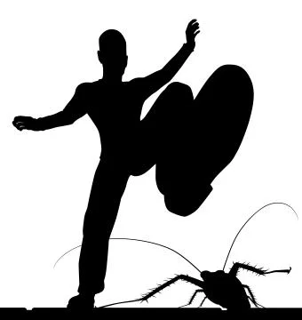 Bug control Stock Illustration