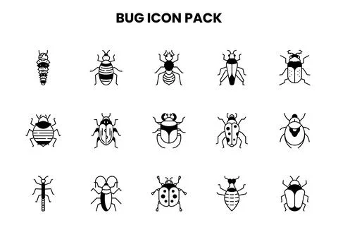Bug DuoTone Scalable Icons Pack Illustrazione stock