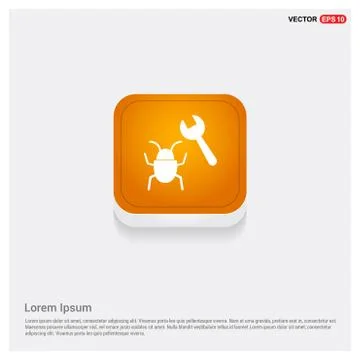 Bug Fixing Icon Stock Illustration