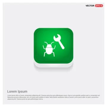 Bug Fixing Icon Stock Illustration