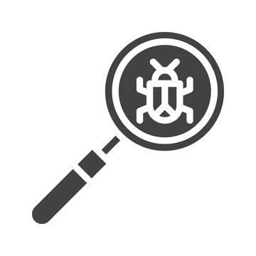 Bug Icon Image. Illustrazione stock