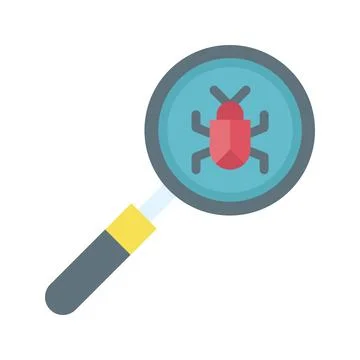 Bug Icon Image. Illustrazione stock