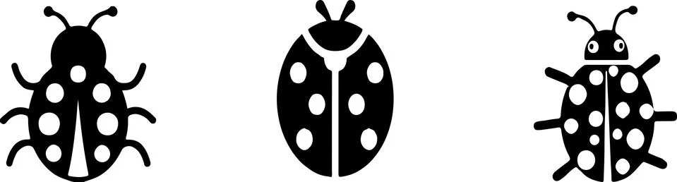 Bug icon isolated on background Stock Illustration