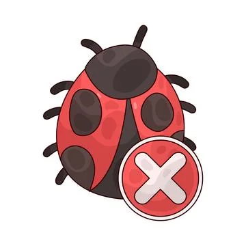 Bug illustration Illustrazione stock