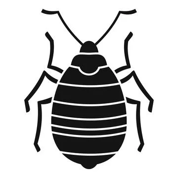 Bug insect icon, simple style Stock Illustration