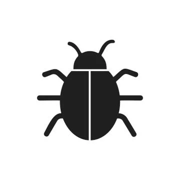 Bug insect infection parasite icon. Vector graphic Illustrazione stock