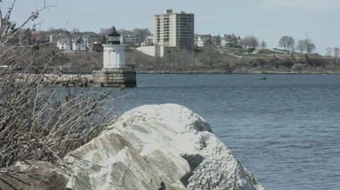 Bug Light House Video stock 62441086