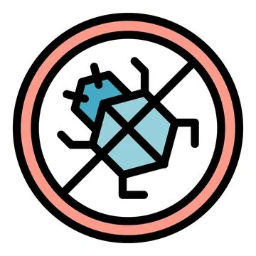 Bug login icon vector flat イラスト素材