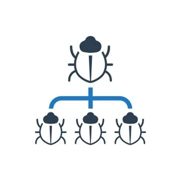 Bug Management Icon Stock Illustration