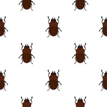 Bug pattern seamless Illustrazione stock