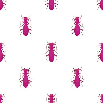 Bug pattern seamless vector 스톡 일러스트