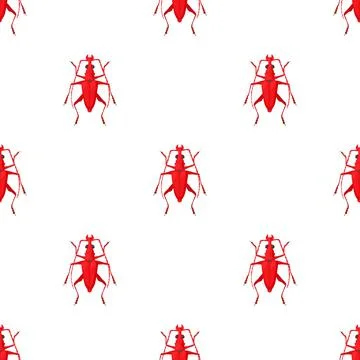 Bug pattern seamless vector イラスト素材