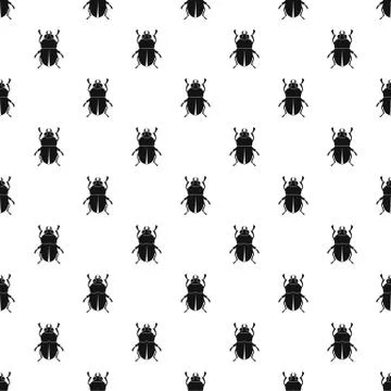 Bug pattern vector Stock Illustration