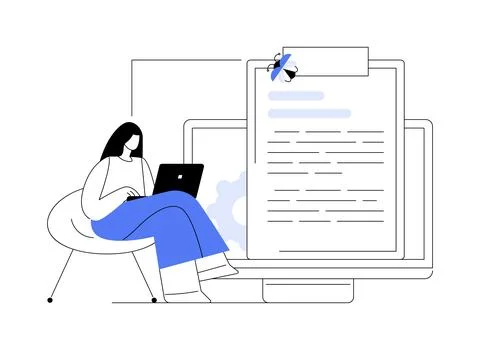 Bug report abstract concept vector illustration. Stock Illustration