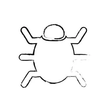 Bug system technology Stockillustratie