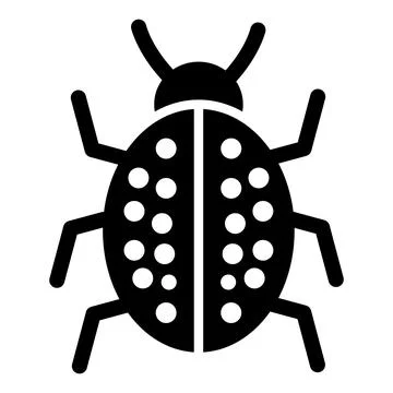 Bug Vector Icon Design Illustration Stock Illustration