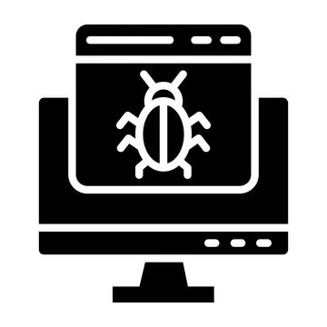 Bug Vector Icon Design Illustration Stock Illustration