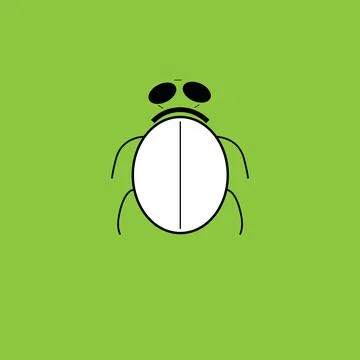 Bug vector logo Stock Illustration