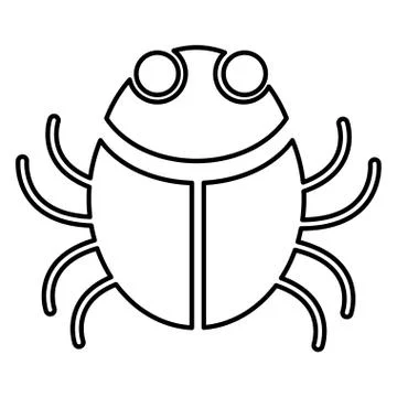 Bug virus symbol イラスト素材