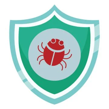Bug virus symbol 스톡 일러스트