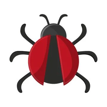 Bug virus symbol isolated 스톡 일러스트