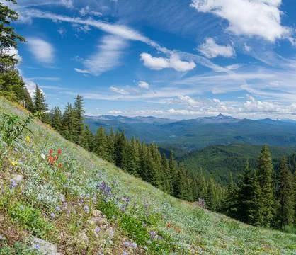 Bugaboo Ridge Trail Foto stock