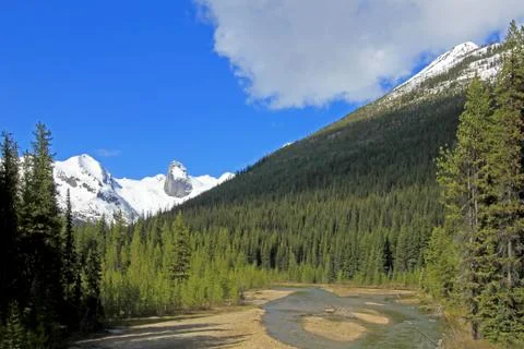 Bugaboo Spires in Bugaboo Provincial Park, British Columbia Stock Photos