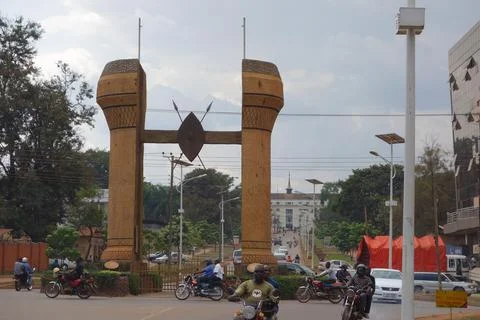 The Buganda monument in Kampala Stock Photos