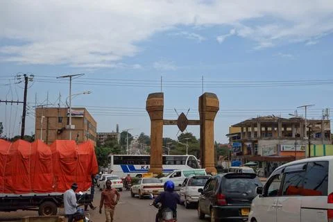 The Buganda monument in Kampala Foto stock