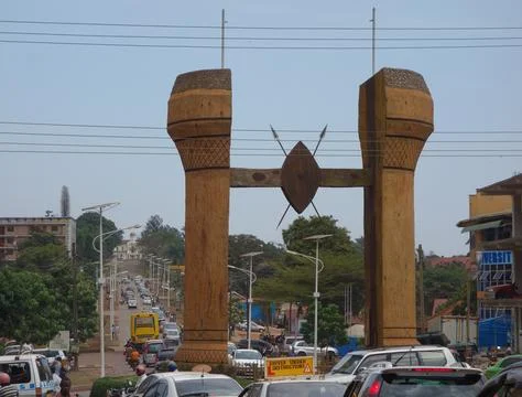 The Buganda monument in Kampala Foto stock