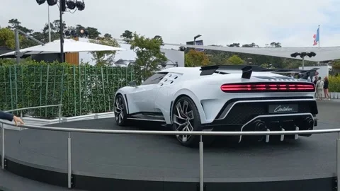 Bugatti Centodieci on Display Stock Footage 149899308