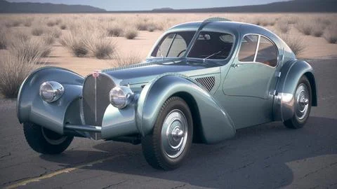 3D Model: Bugatti Type 57SC Atlantic 1938 DesertStudio #96449205
