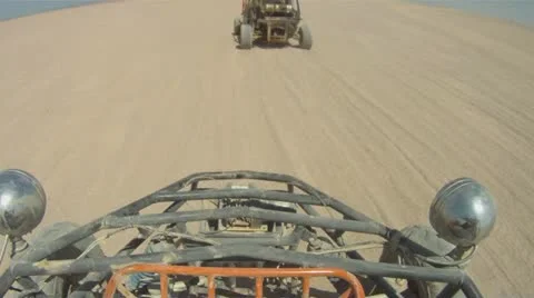 Buggy in the desert Stock Footage 12093810