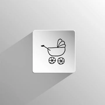 Buggy Doodle icon Stock Illustration