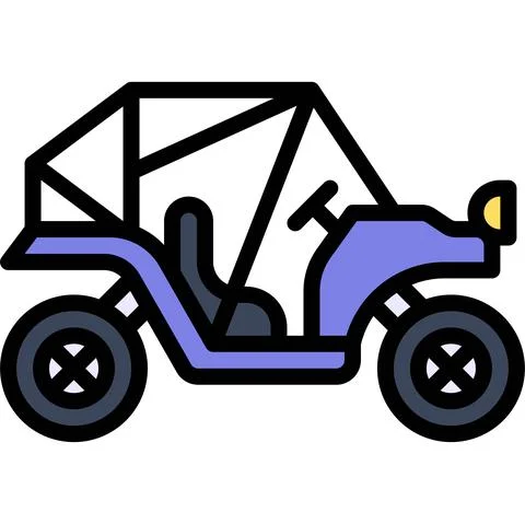 Buggy icon, transportation related vector Stock Illustration