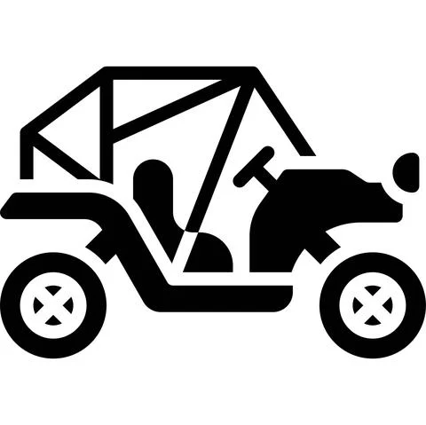 Buggy icon, transportation related vector Stock Illustration